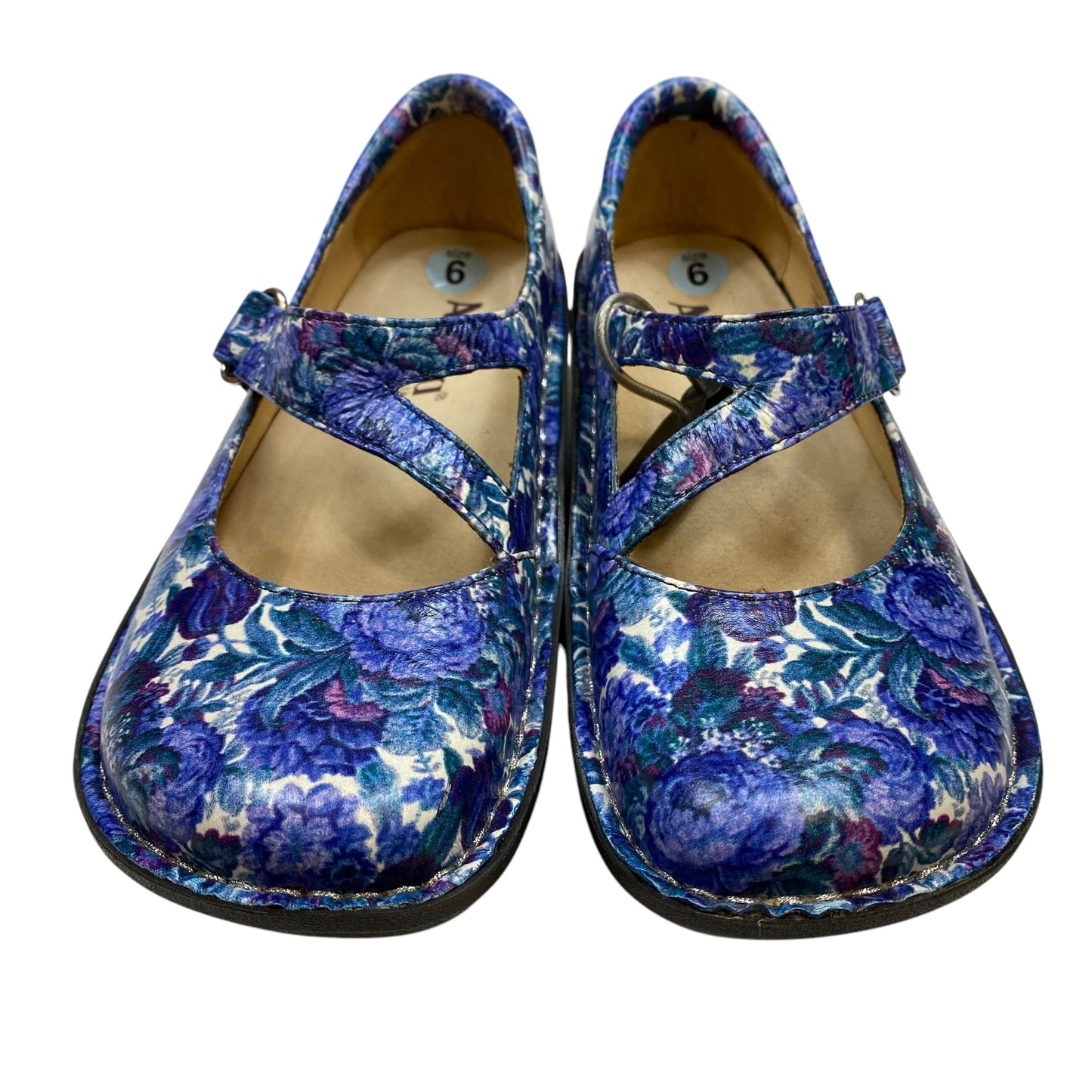 Shoes Flats By Alegria In Blue, Size: 6