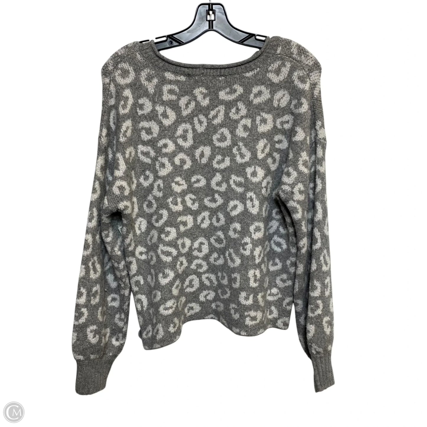 Sweater By Pink Rose In Grey, Size: L