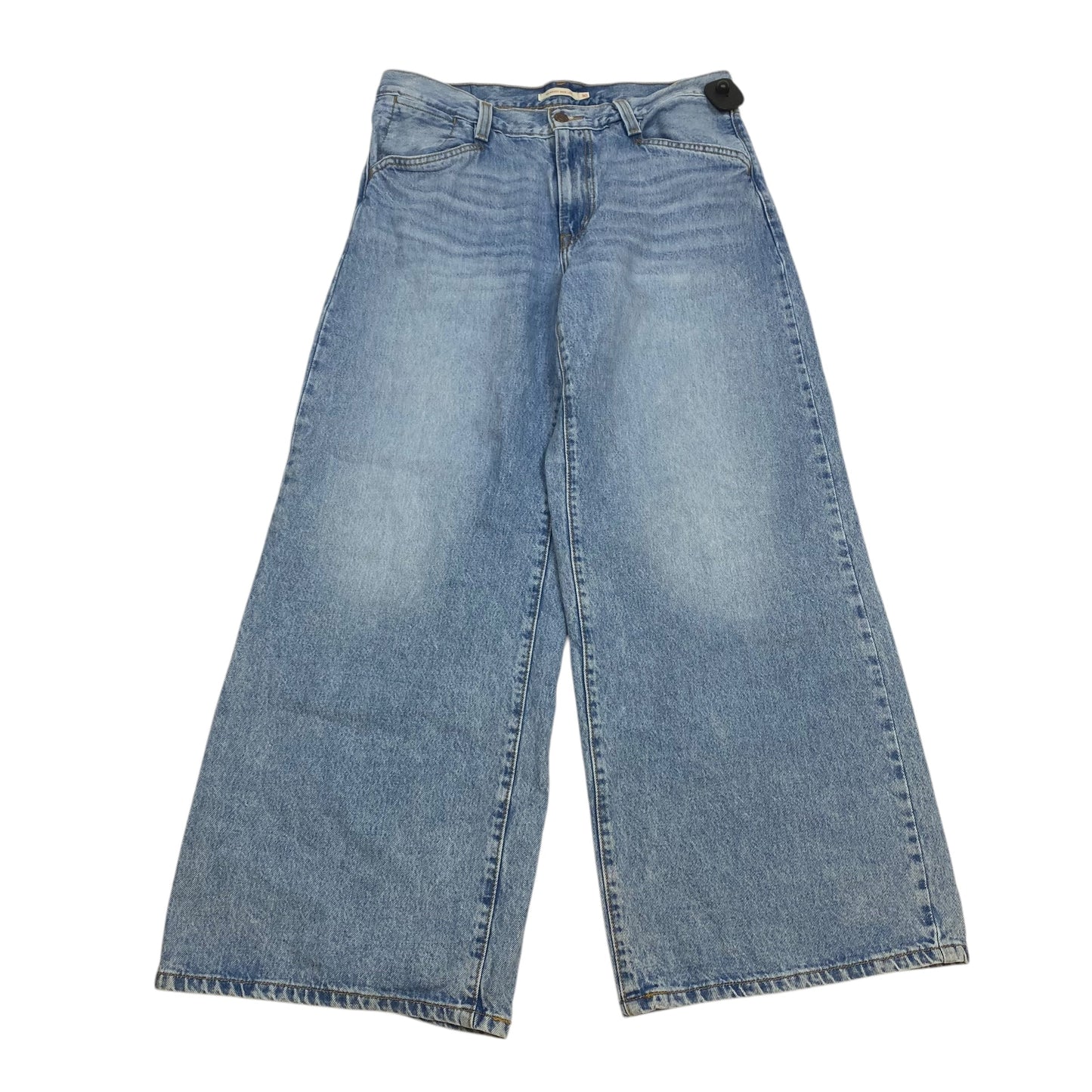 Jeans Wide Leg By Levis In Blue Denim, Size: 10