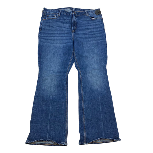 Jeans Flared By Old Navy In Blue Denim, Size: 18