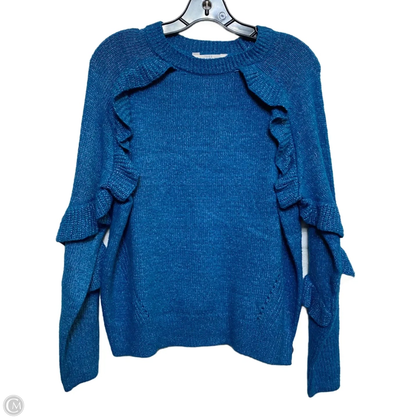 Sweater By Clothes Mentor In Blue, Size: L