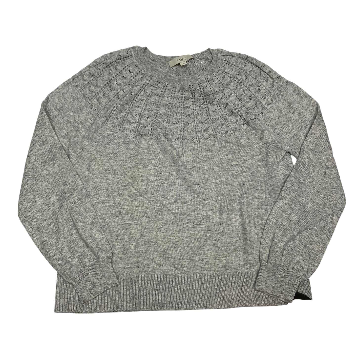 Sweater By Loft In Grey, Size: Xl