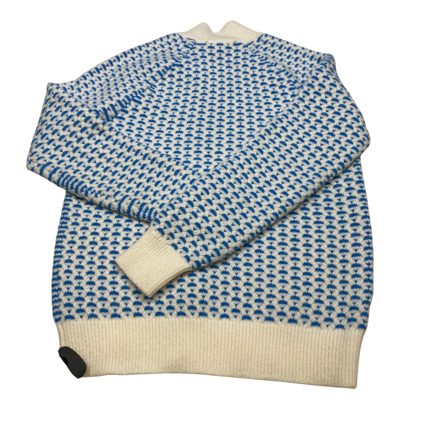 Sweater By Ann Taylor In Blue & Cream, Size: S