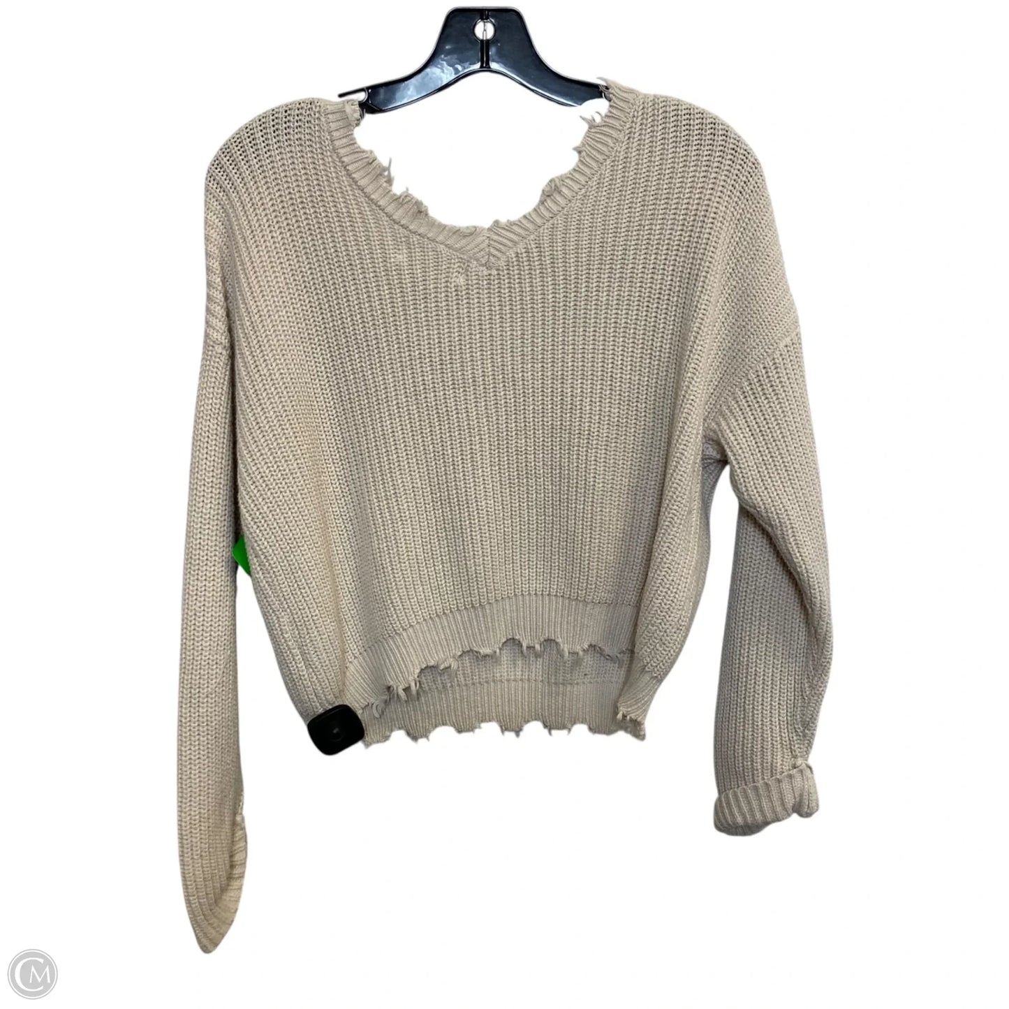 Sweater By Jessica Simpson In Cream, Size: M