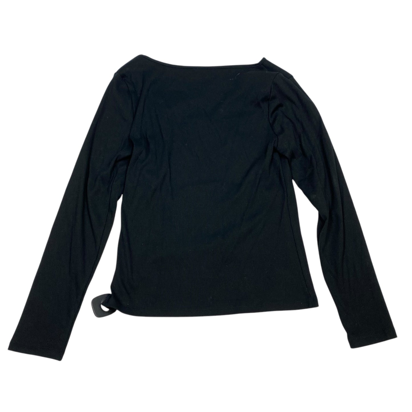 Top Long Sleeve By A New Day In Black, Size: M