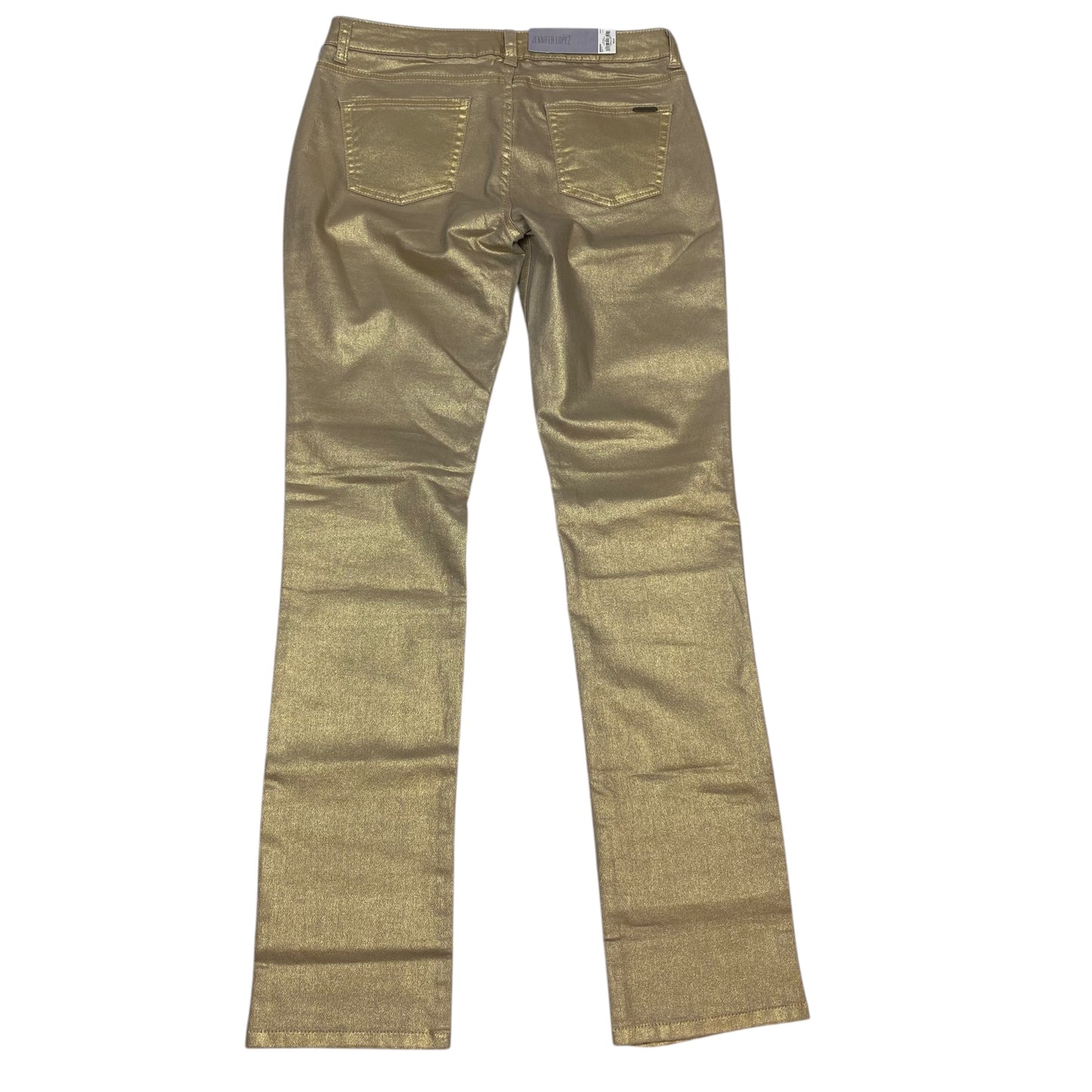 Jeans Straight By Jennifer Lopez In Gold, Size: 8l