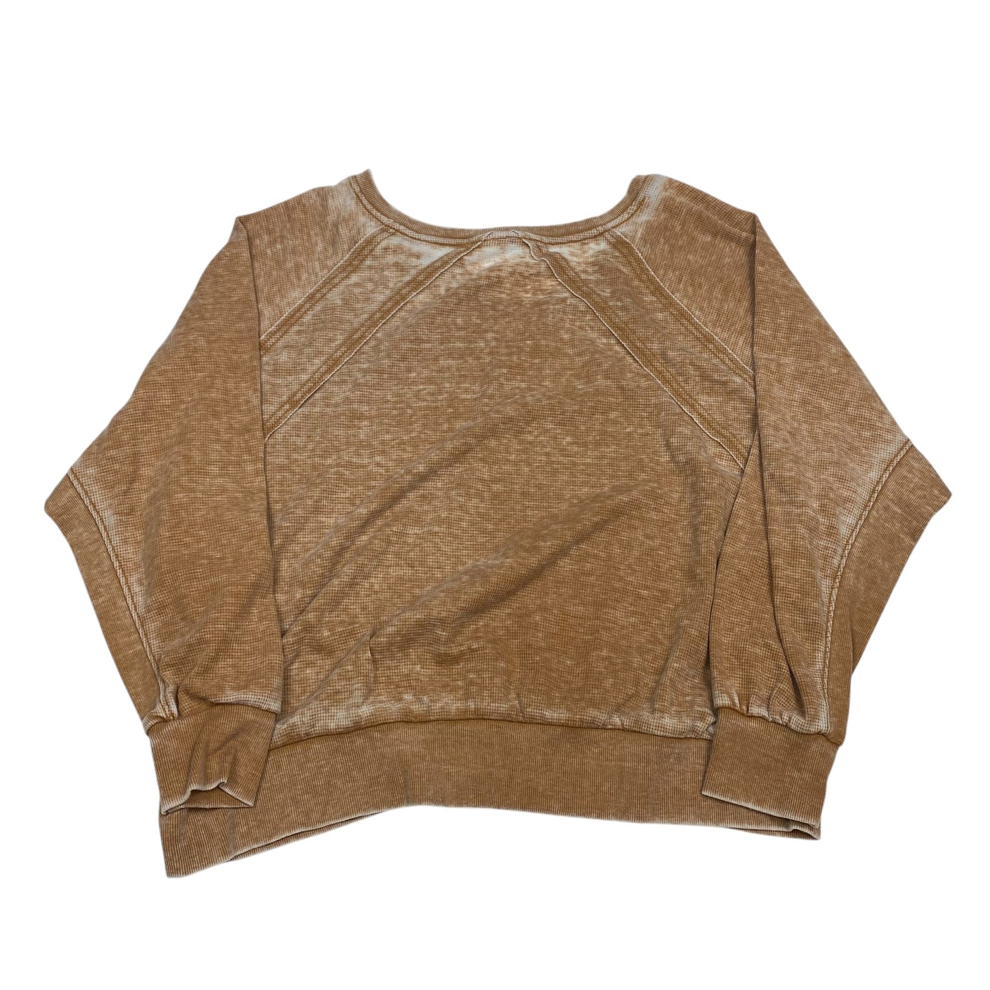 Top Long Sleeve By Jane And Delancey In Brown, Size: Xl