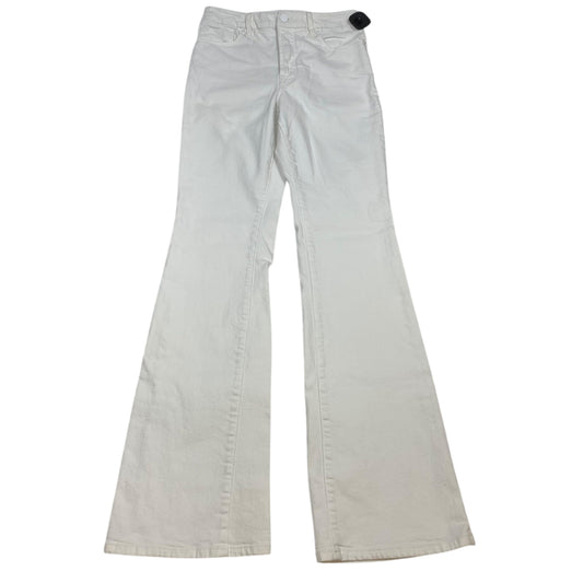 Jeans Designer By Good American In White Denim, Size: 6