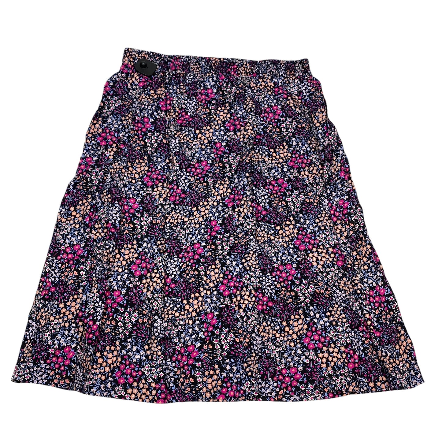 Skirt Midi By Croft And Barrow In Floral Print, Size: Xl