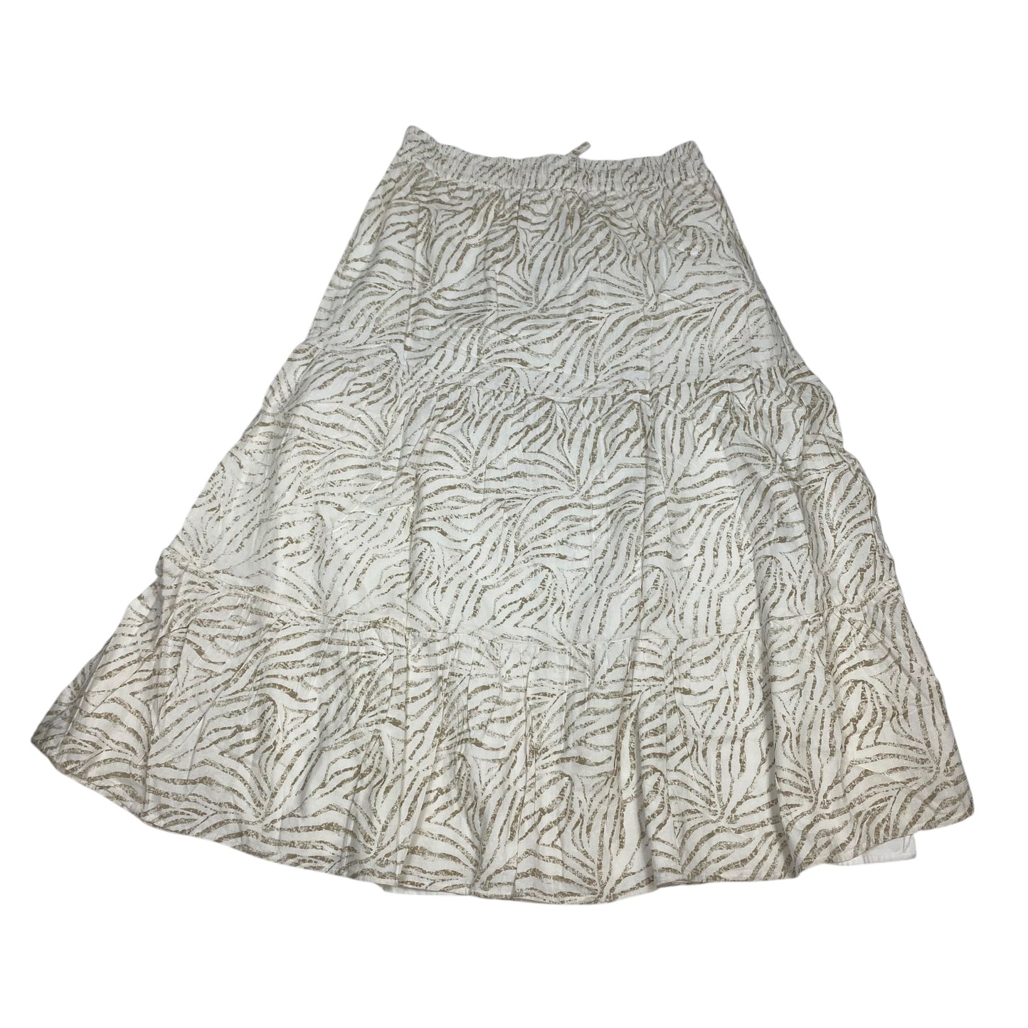 Skirt Midi By New Directions In Cream, Size: L