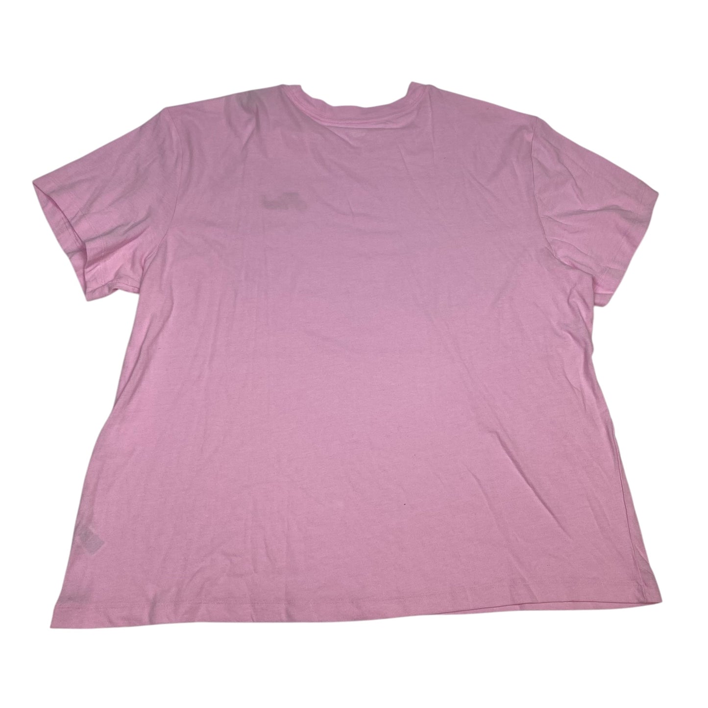 Top Short Sleeve By Pink In Pink, Size: Xl