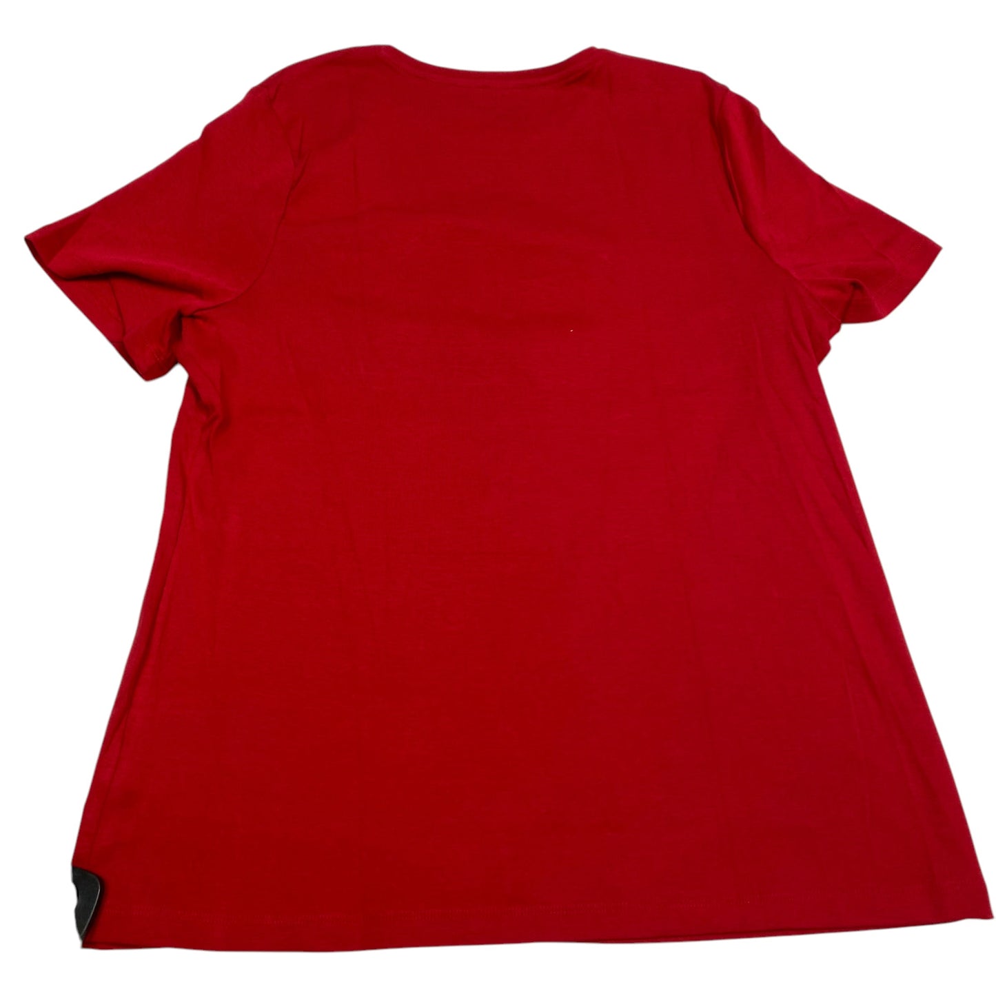 Top Short Sleeve By Talbots In Red, Size: Xl