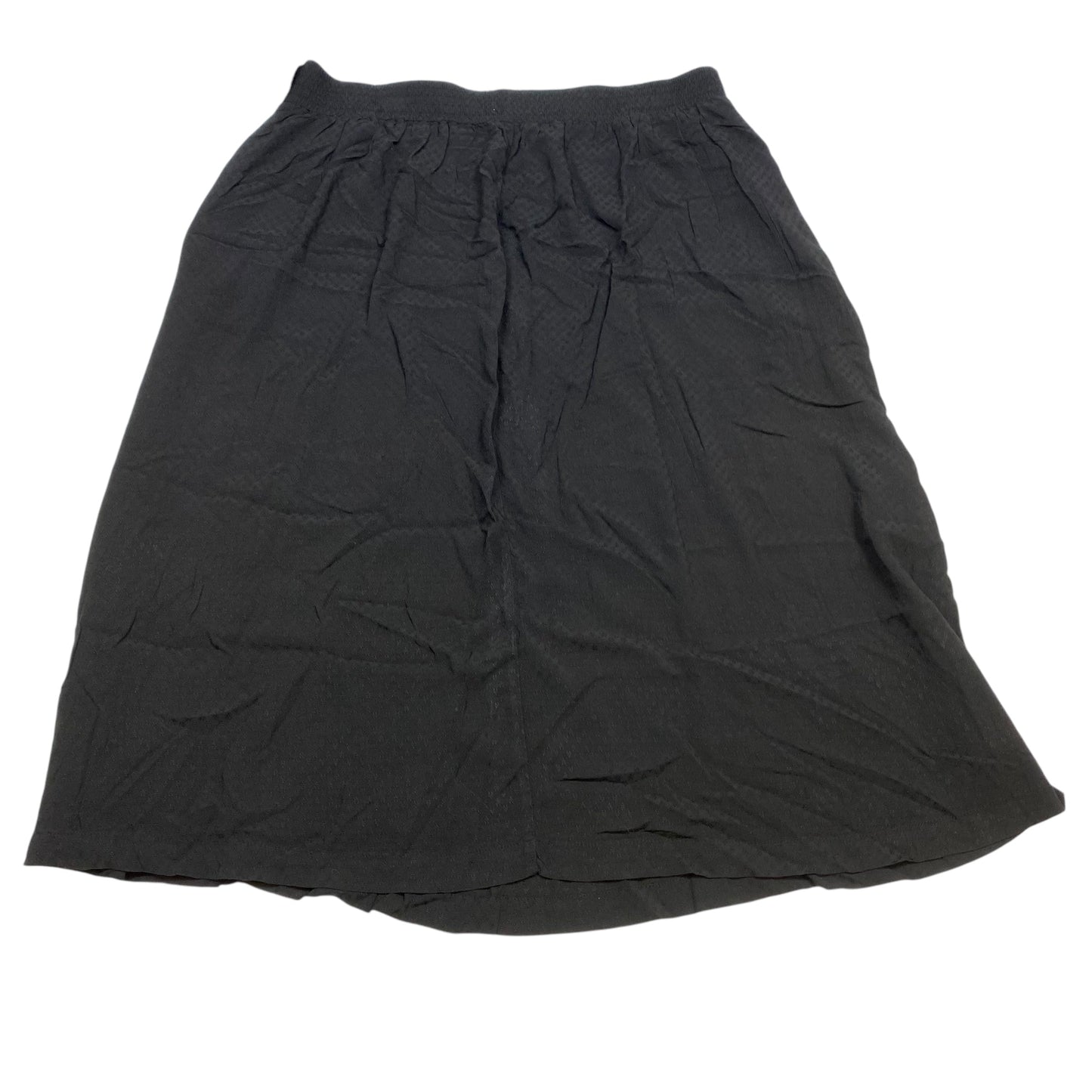 Skirt Midi By Croft And Barrow In Black, Size: L