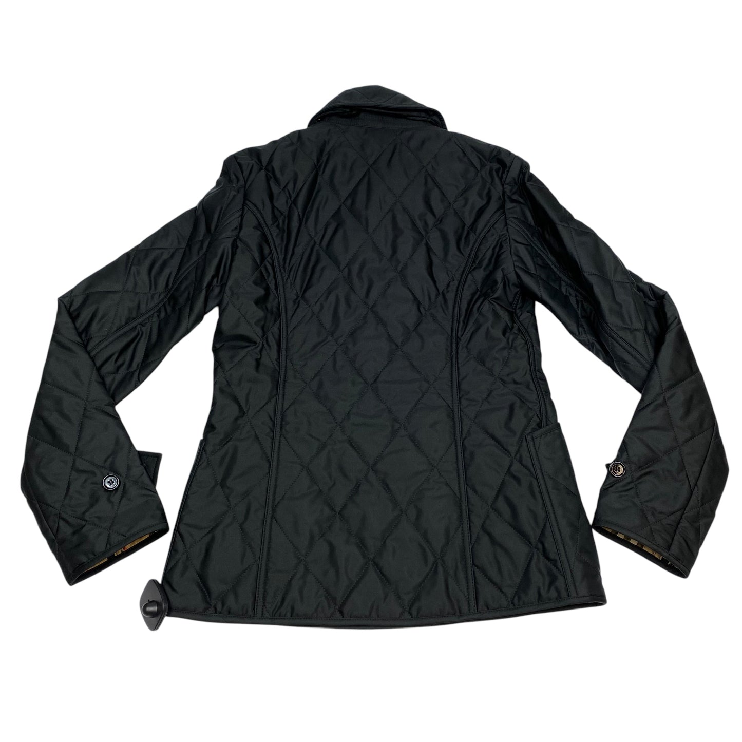 Jacket Luxury Designer By Burberry In Black, Size: Xs