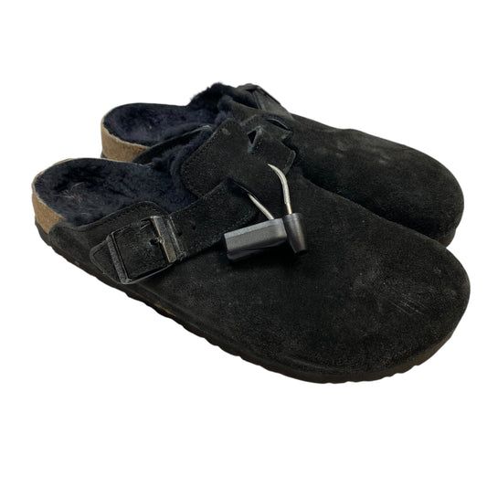 Shoes Flats By Birkenstock In Black, Size: 10