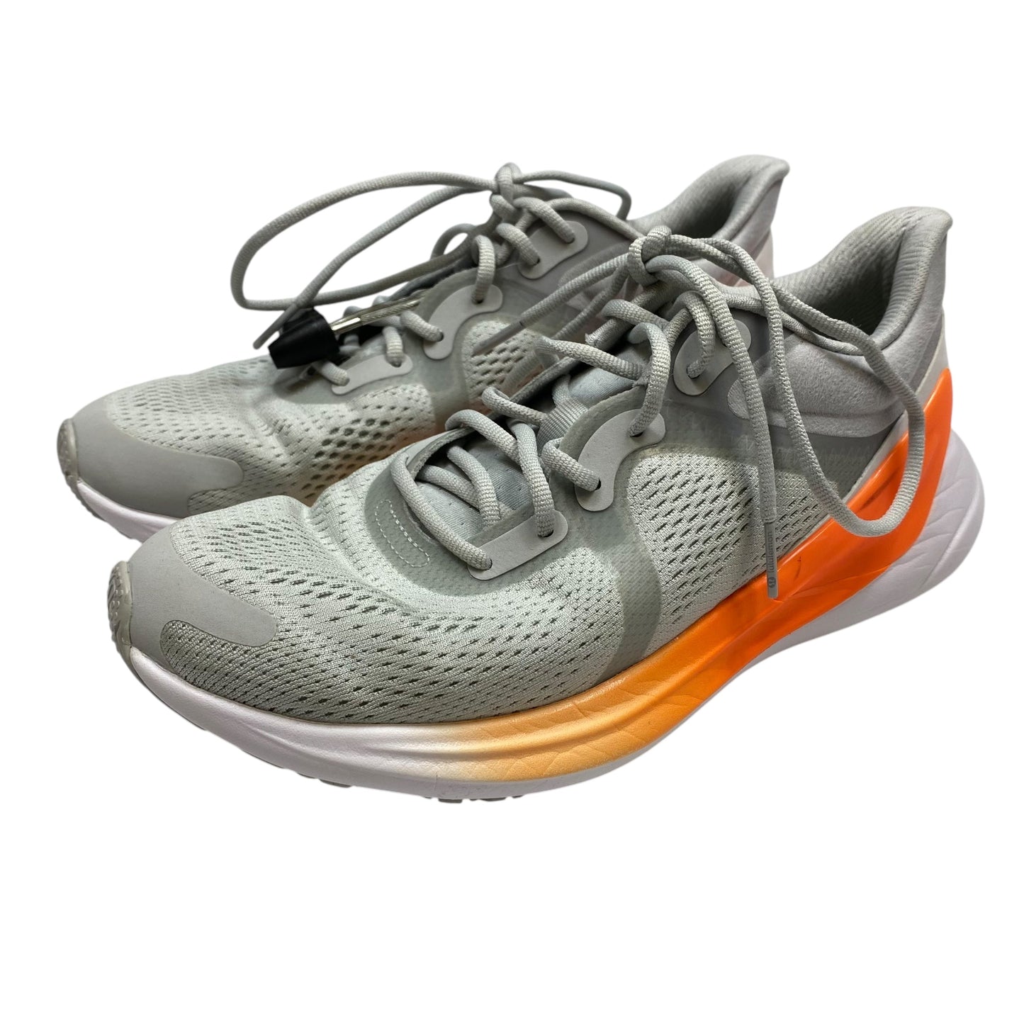 Shoes Athletic By Lululemon In Grey & Orange, Size: 7.5