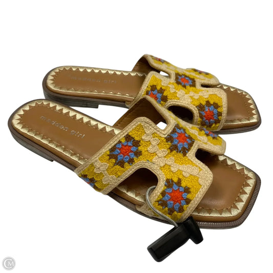 Sandals Flats By Madden Girl In Yellow, Size: 9