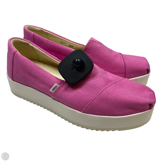 Shoes Sneakers Platform By Toms In Pink, Size: 7