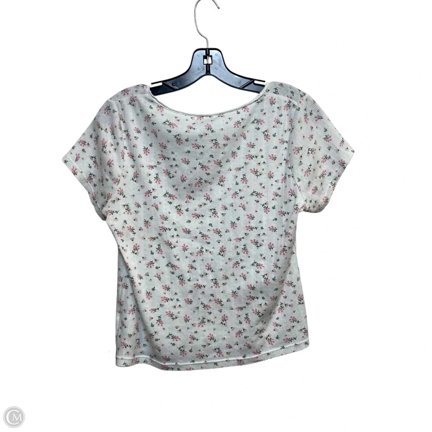 Top Short Sleeve By Old Navy In White, Size: L