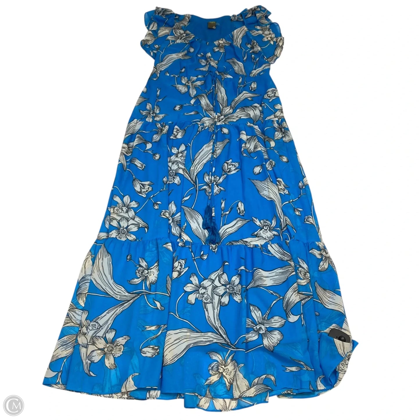 Dress Casual Maxi By Taylor In Aqua, Size: M