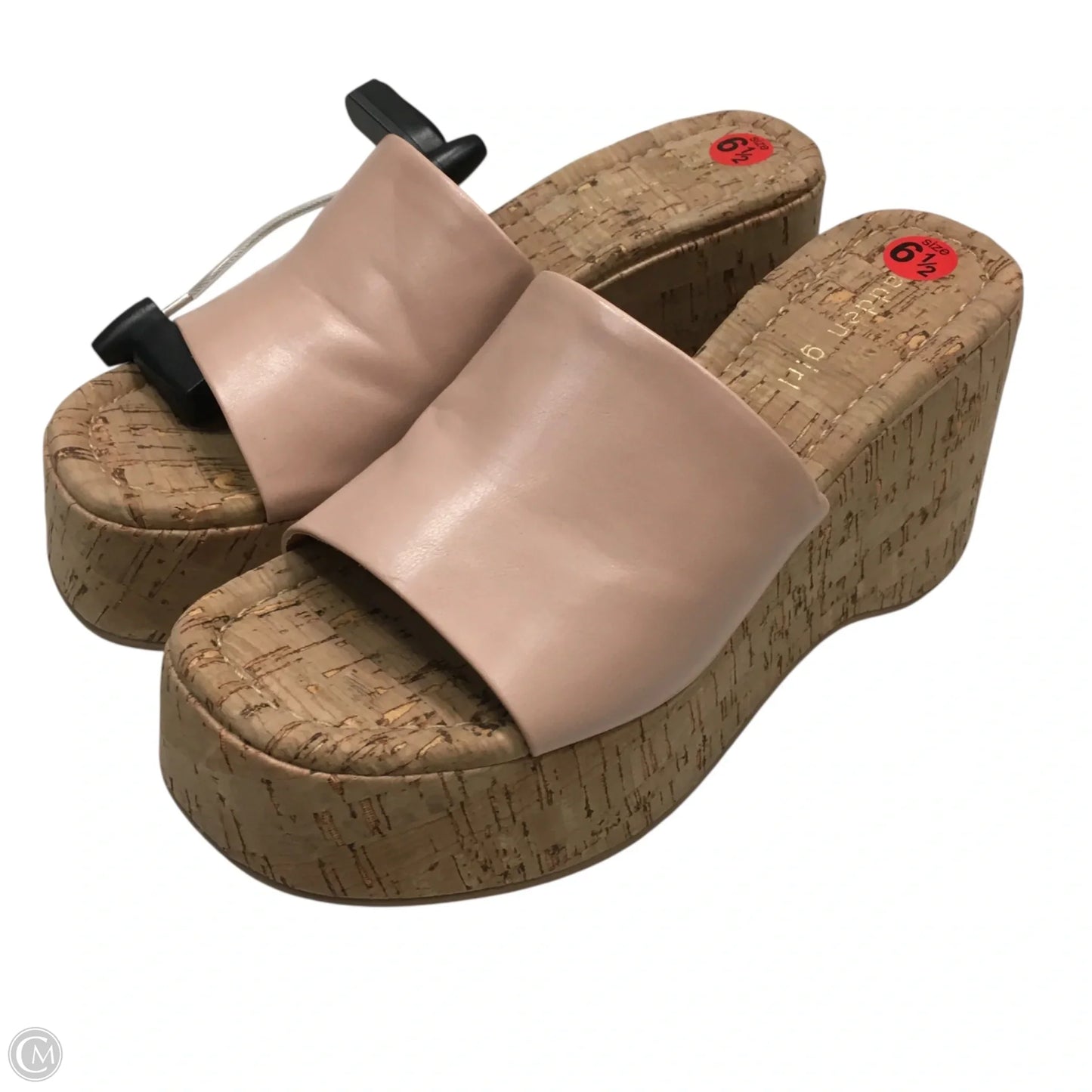 Sandals Heels Wedge By Madden Girl In Pink, Size: 6.5