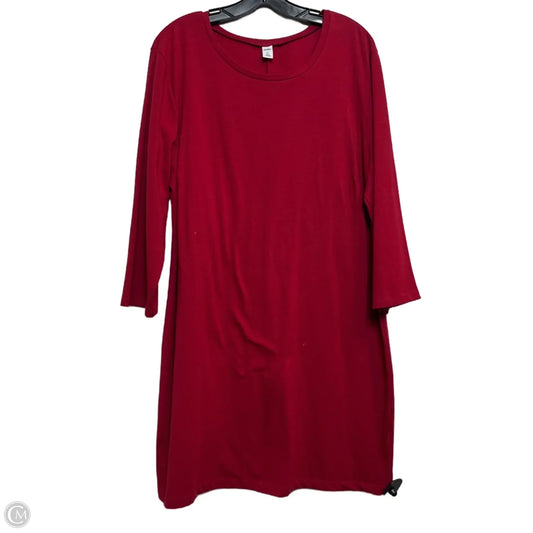 Dress Casual Short By Old Navy In Red, Size: Xxl
