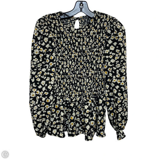 Top Long Sleeve By Fashion In Animal Print, Size: S