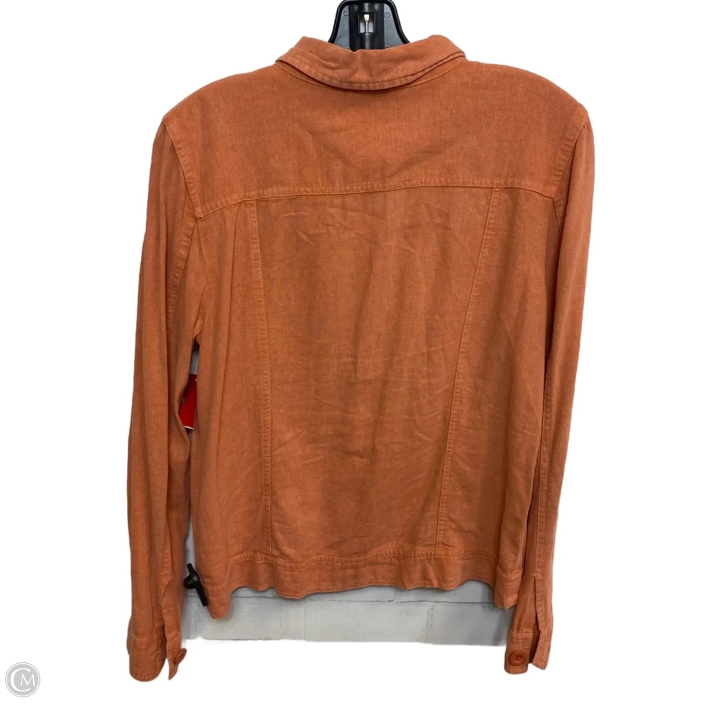 Top Long Sleeve By New Directions In Orange, Size: M