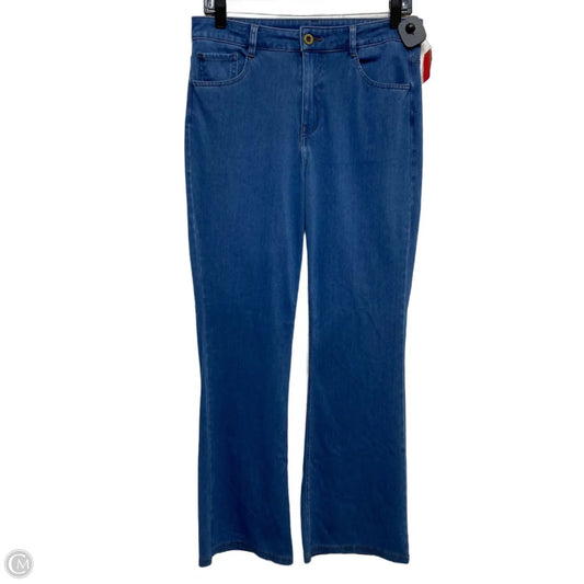 Jeans Boot Cut By Halara In Blue Denim, Size: M
