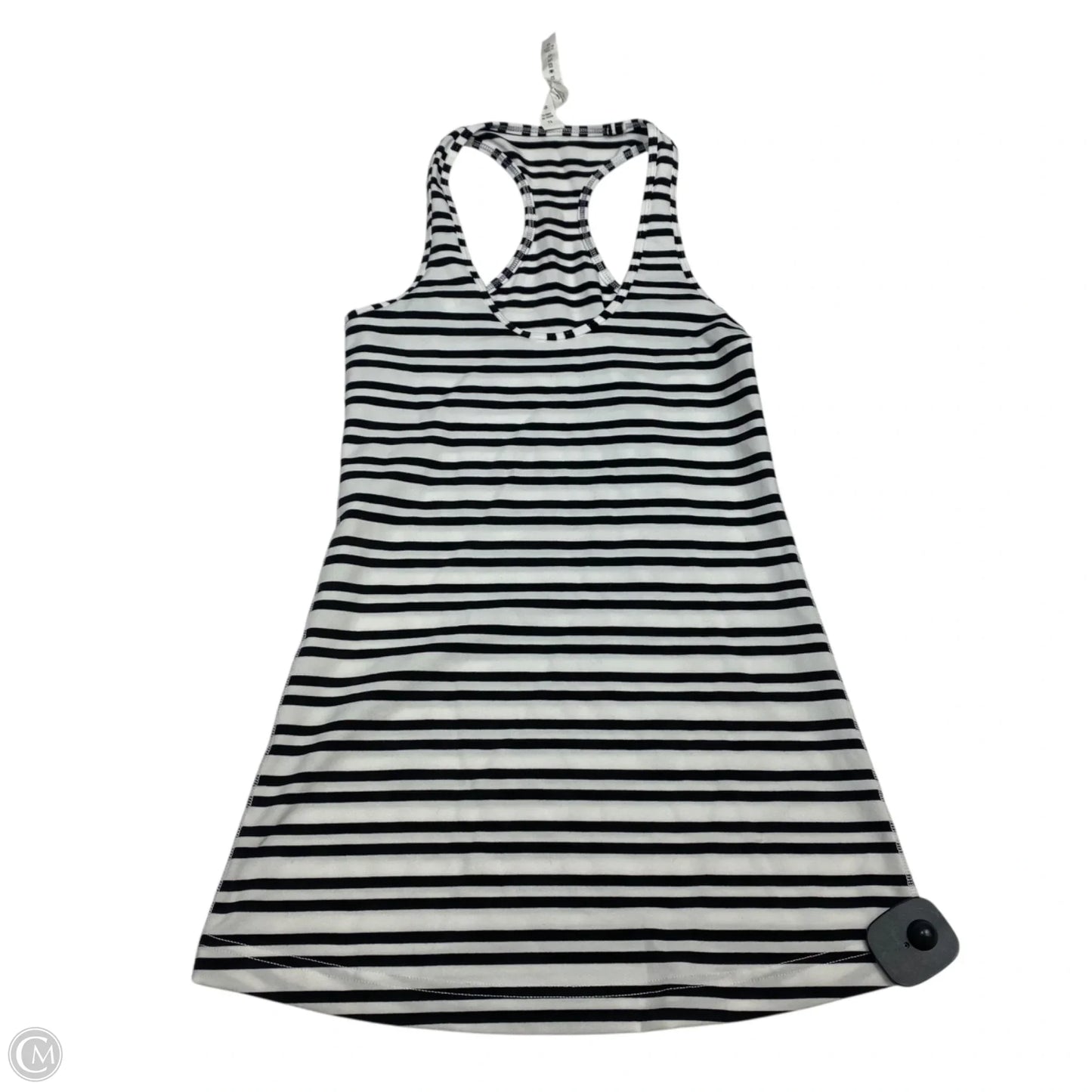 Athletic Tank Top By Lululemon In Black & White, Size: S