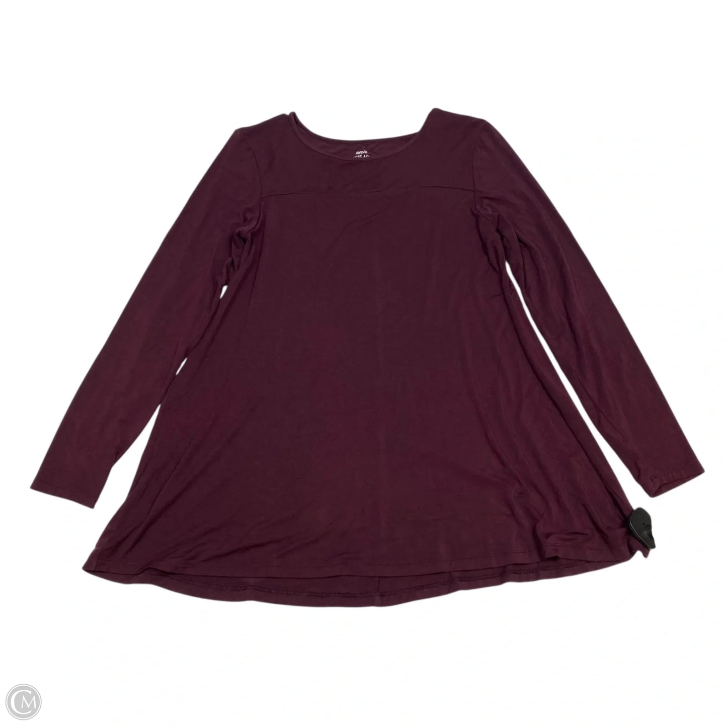 Top Long Sleeve Basic By Aerie In Red, Size: M