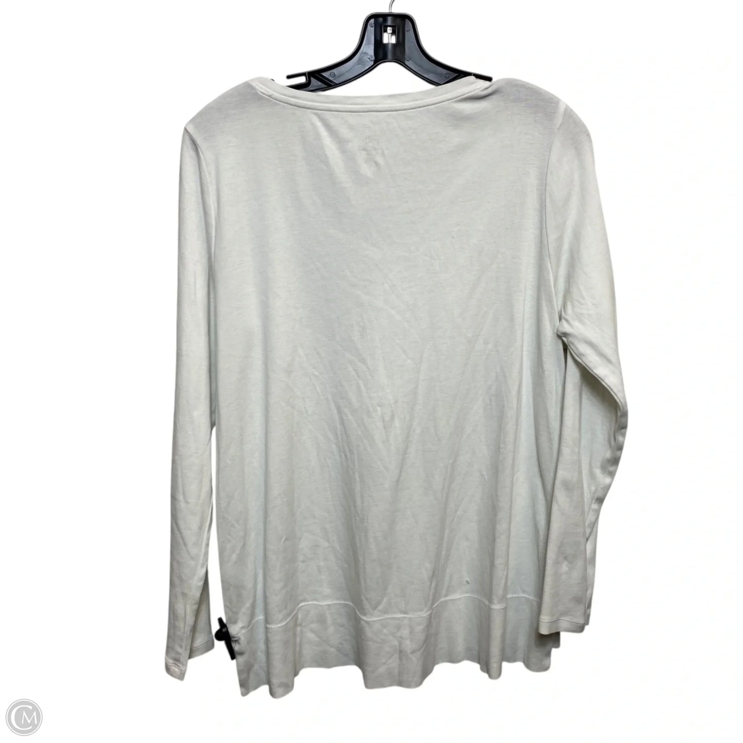 Top Long Sleeve By J. Jill In White, Size: M