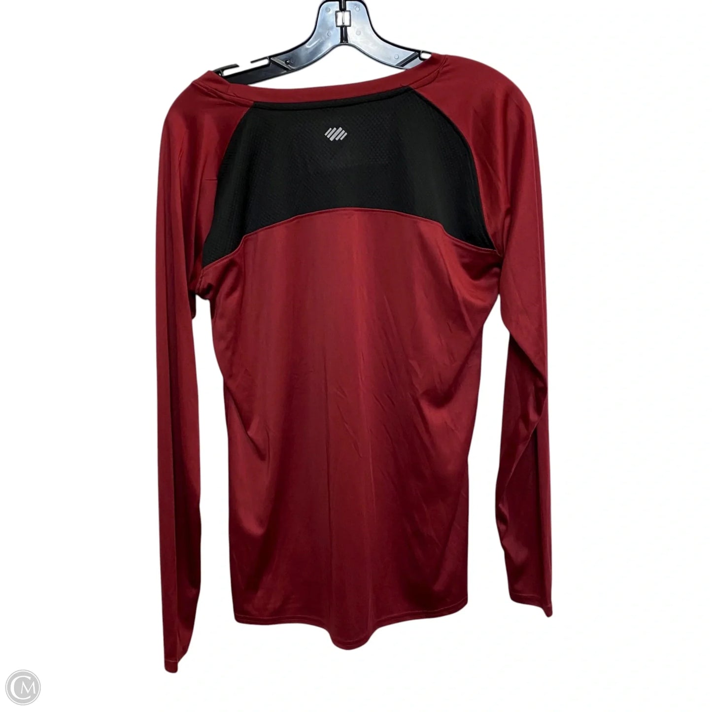 Athletic Top Long Sleeve Crewneck By Prologue In Red, Size: M