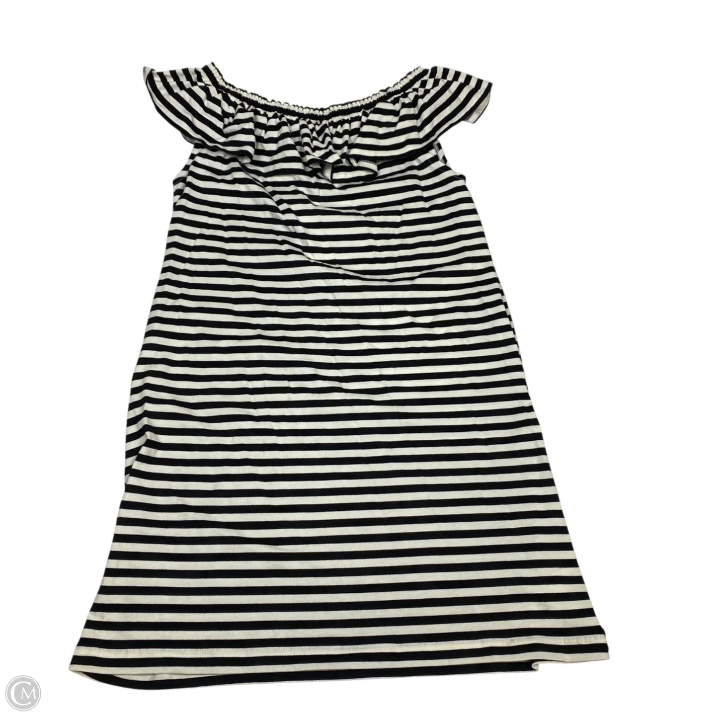 Dress Designer By Kate Spade In Black & Cream, Size: L