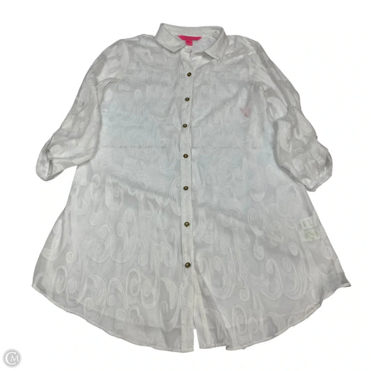 Tunic Designer By Lilly Pulitzer In White, Size: S
