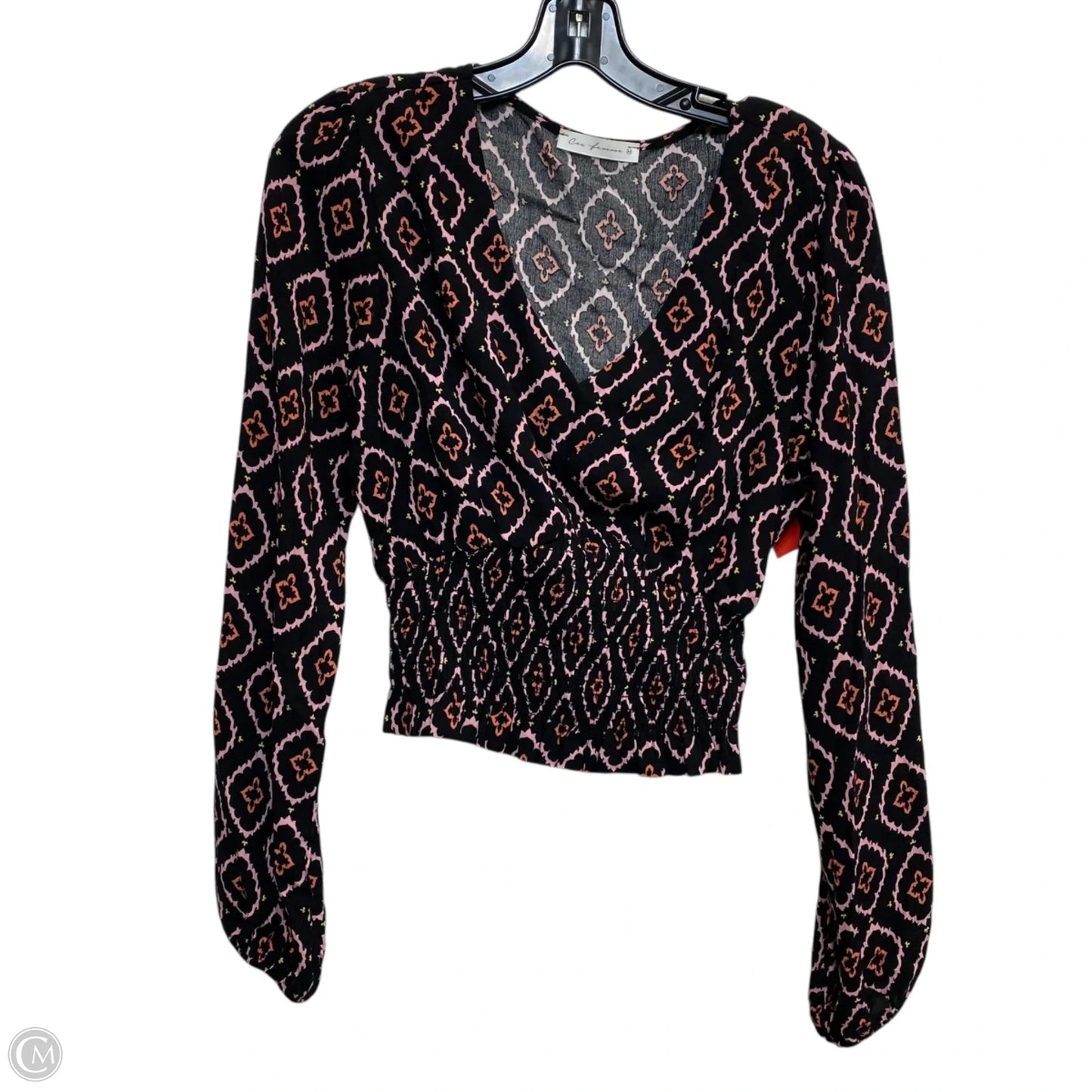 Top Long Sleeve By Ces Femme In Black, Size: M