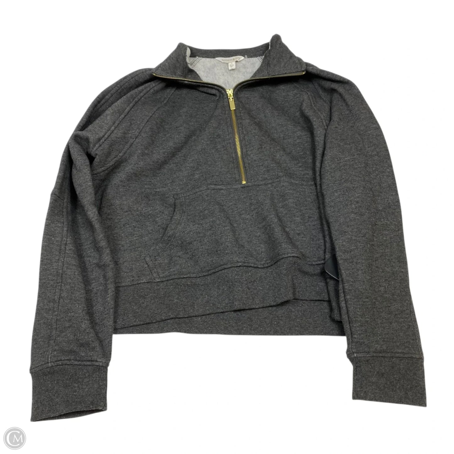 Sweatshirt Collar By Crown And Ivy In Grey, Size: L