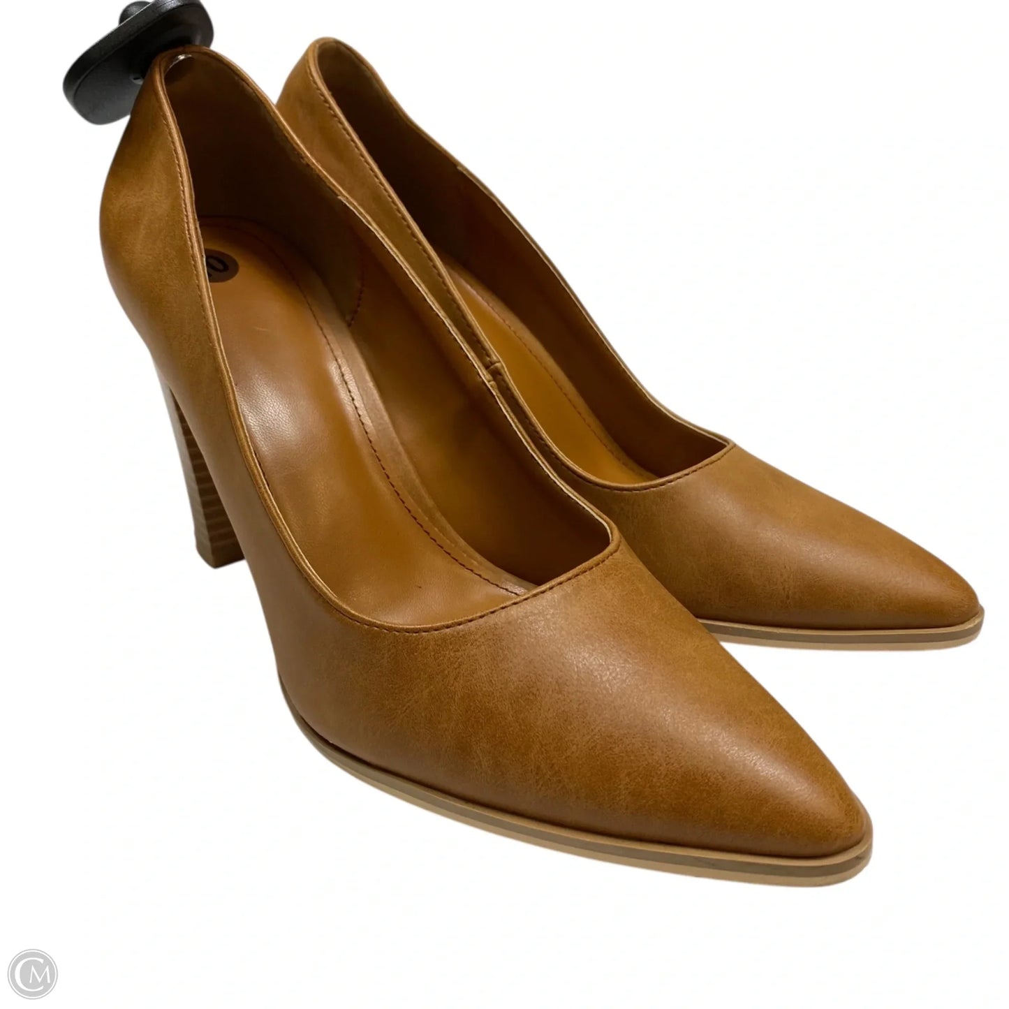 Shoes Heels Block By Clothes Mentor In Tan, Size: 10
