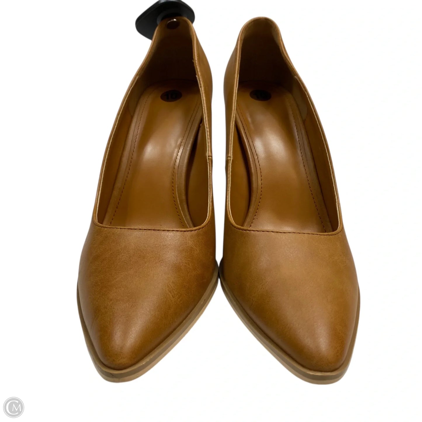 Shoes Heels Block By Clothes Mentor In Tan, Size: 10