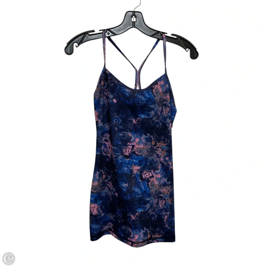 Athletic Tank Top Designer By Lululemon In Blue & Pink, Size: L