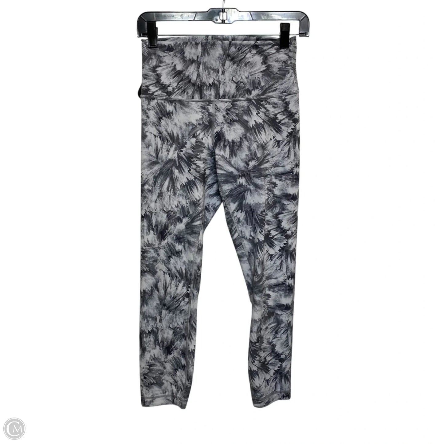 Athletic Leggings Designer By Lululemon In Grey, Size: S