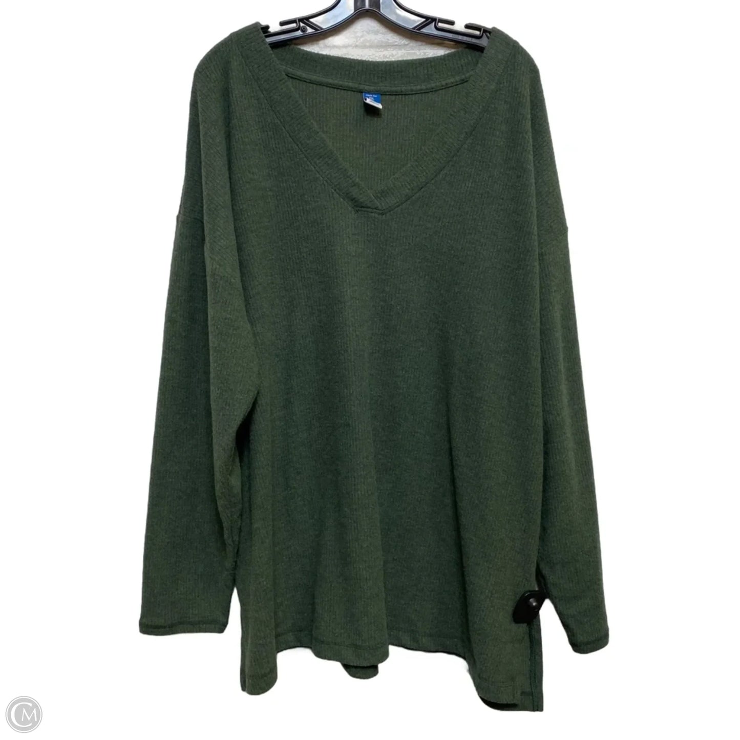 Top Long Sleeve By Old Navy In Green, Size: Xxl