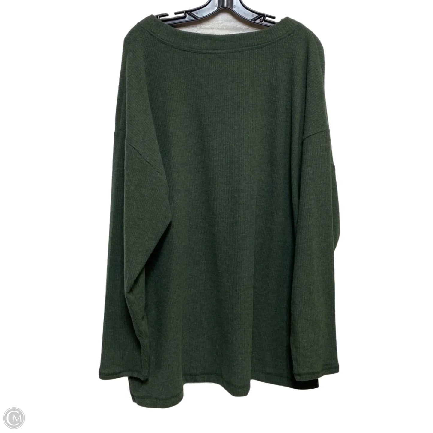 Top Long Sleeve By Old Navy In Green, Size: Xxl
