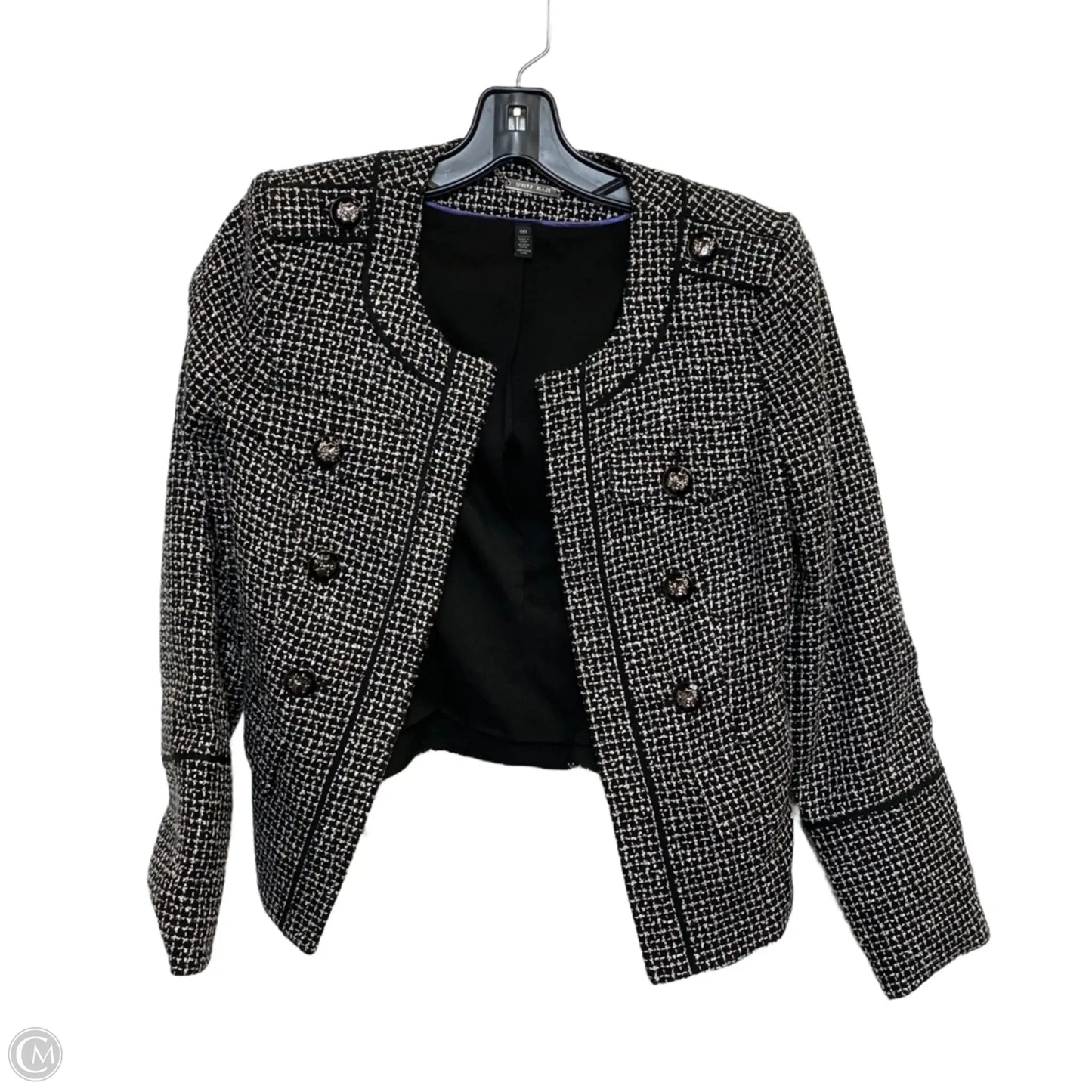 Blazer By White House Black Market In Black & White, Size: 0