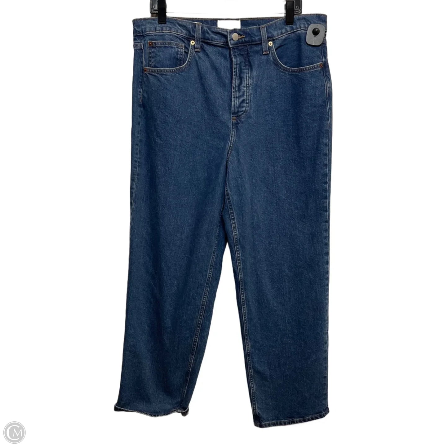 Jeans Straight By Universal Thread In Blue Denim, Size: 14