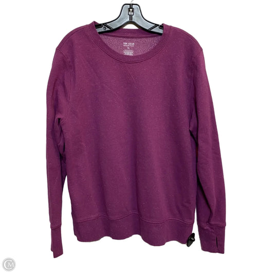 Sweatshirt Crewneck By Tek Gear In Purple, Size: Xl