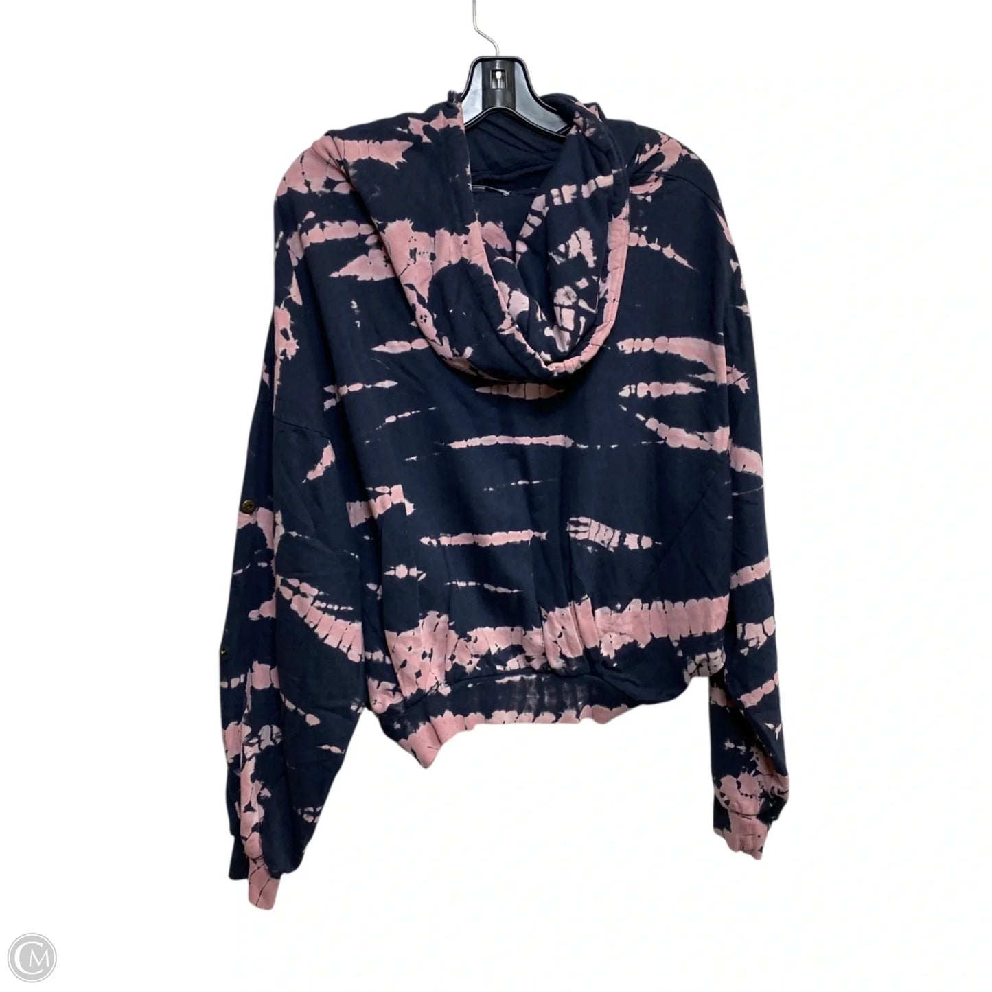 Top Long Sleeve By Young Fabulous & Broke In Tie Dye Print, Size: S