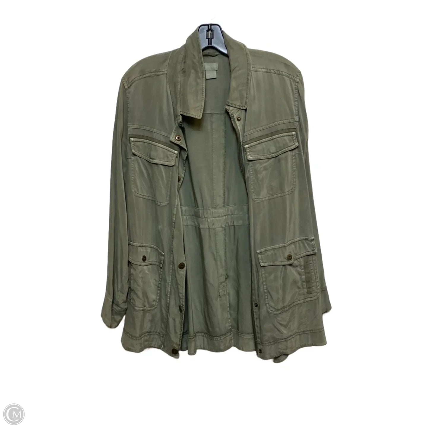 Jacket Other By Chicos In Green, Size: M