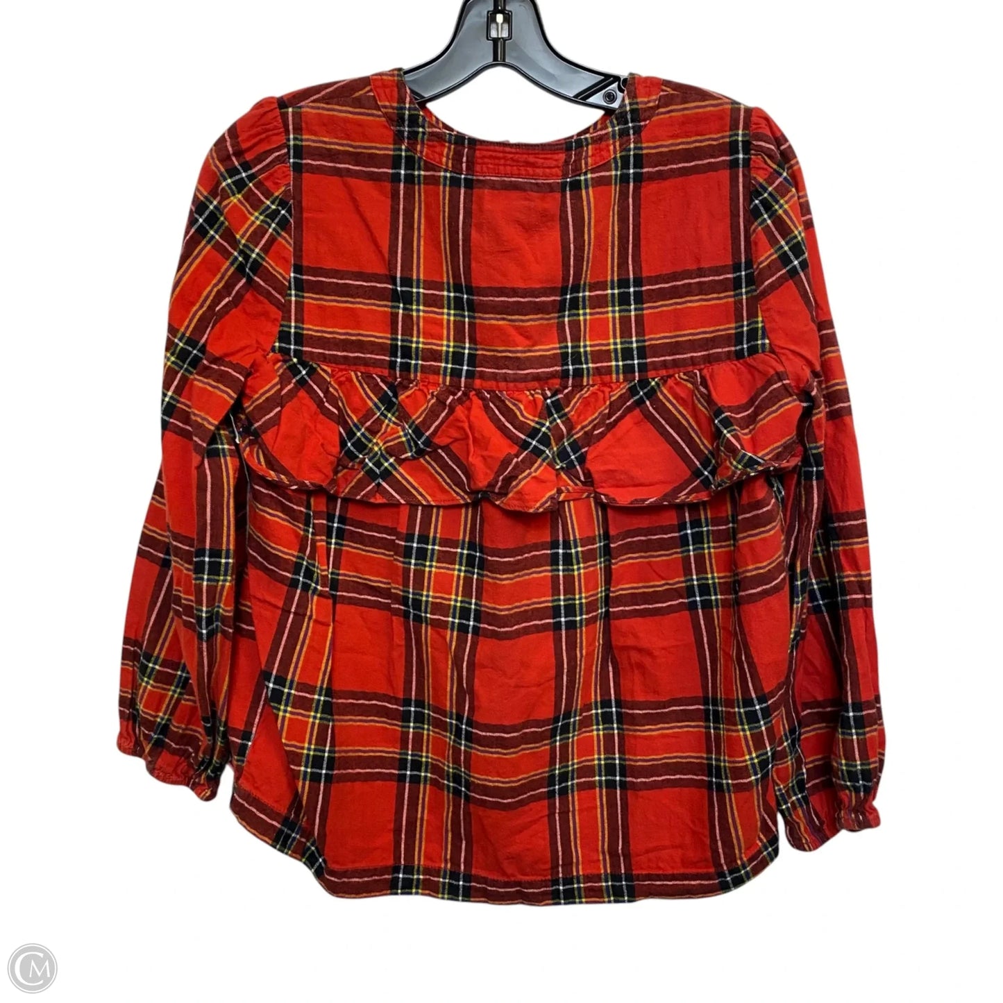 Top Long Sleeve By J. Crew In Red, Size: S