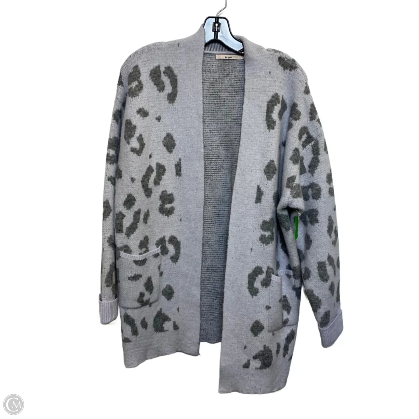 Sweater Cardigan By Mi Ami In Grey, Size: S